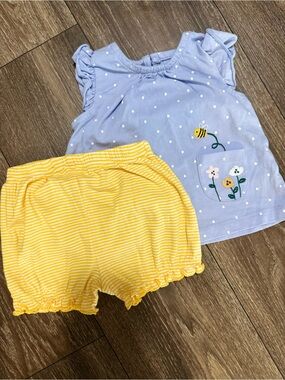 Bumblebee Embroidered Set